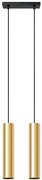 Złota podwójna lampa wisząca sople - A415 C4-E01