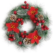 4Home Wieniec bożonarodzeniowy Poinsettia 32 cm