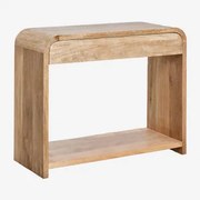 Konsola Do Przedpokoju Z Drewna Mango I Mdf Shelby Drewno Mango & ↔︎ 120 Cm - Sklum