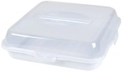 Pojemnik do transportu ciasta z klipsami, 36 x 36 x 10 cm