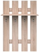 Ścienny Wieszak Na Kurtki Dąb Sonoma S0-S76