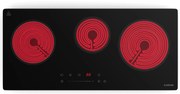 Klarstein CeramEase 75cm Płyta szklano-ceramiczna 3 Strefy gotowania Czarny