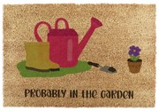 Wycieraczka z włókna kokosowego 40x60 cm Probably in the Garden – Artsy Doormats