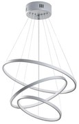 Szara lampa wisząca LED ø 50 cm Simit – Opviq lights