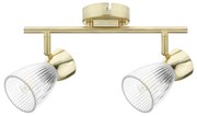 Lampa sufitowa BEST GOLD 2xE14, podwójne, złote, kierunkowe