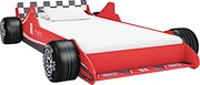 Czerwone Łóżko Dziecięce Auto Wyścigowe 90X200 N1-W13