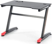 Czarne biurko gamingowe S8-L40