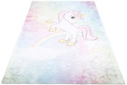 Kolorowy Dywan Nowoczesny Dziecięcy Z Jednorożcem W1-H85