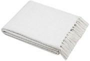 Koc bawełninany z frędzlami, BALMA, 125 x 150 cm