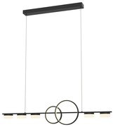 Wofi 7030-702 - LED Żyrandol ściemnialny na lince MESSINA LED/57W/230V czarne