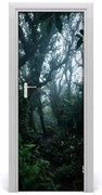 Naklejka na drzwi samoprzylepna Las deszczowy