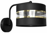 Kinkiet , czarny, elegancki ULTIMO BLACK 1xE27