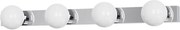 Brilagi - LED oświetlenie łazienkowe do lustra HOLLYWOOD 4xLED/3W/230V IP44 chrom