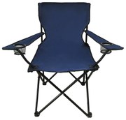 Krzesło wędkarskie granatowe 50 x 80 x 80 cm PATIO