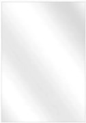 Białe prostokątne lustro aluminiowe A4-C59