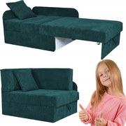 Tapczan narożnik dziecięcy BONI kanapa rozkładana ZIELONA Family Meble