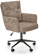 Fotel brązowy obrotowy do biura A8-S19