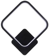 Kinkiet lampa wisząca LED kwadrat metalowa AT78-1KL-Black