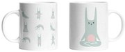 Zestaw 2 kubków ceramicznych Butter Kings Love Yoga, 330 ml