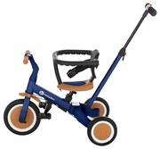 PETITE&MARS - Dziecięcy rowerek trójkołowy 5w1 TURBO Enigmatic Blue