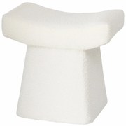 Taboret w pluszowym obiciu LIDAL, wys. 45 cm