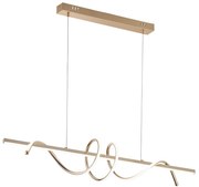 LAMPA WISZĄCA LED G065-CP Złota