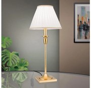 Orion LA 4-1049/1 - Lampa stołowa FONSA 1xE27/60W/230V biały/złoty