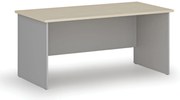Biurko PRIMO GRAY, 160x80 cm, szary/brzoza