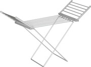 HOMCOM Suszarka do Ubrań z Funkcją Ogrzewania, 45-55 ℃, Składana, 144Dł. x 53Sz. x 96Wys. cm