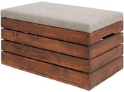 Bejcowana Sosnowa Skrzynia Z Siedziskiem 38 Kolorów B8-A06