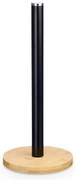 Stojak na ręczniki papierowe z bambusową podstawką, 34 cm