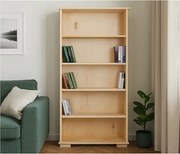 Regał drewniany 177x82 cm Modern II z półkami, kolor sosnowy