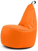 Pomarańczowy worek do siedzenia z imitacji skóry Lull L – So Soft?