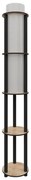 Lampa stojąca z półkami NOTO 1xE27/40W/230V beżowa/czarna