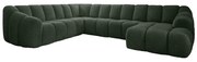 Ciemnozielony narożnik (lewostronny/w kształcie litery U) Shell – Miuform