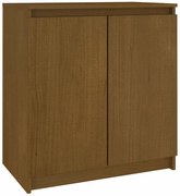 Sosnowa dwudrzwiowa szafka miodowy brąz H6-K15