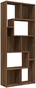 Regał Na Nowoczesny Książki Brązowy Dąb D0-B15