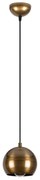 Lampa wisząca w kolorze złota z metalowym kloszem ø 30 cm Berceste – Opviq lights