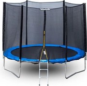 Trampolina ogrodowa 304-312 cm z siatką ochronną i drabinką G739