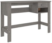 Drewniane jasnoszare biurko z szufladą K5-S44