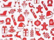 Podkładka Prezenty czerwony, 33 x 45 cm