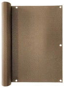 OSŁONA BALKONOWA W ROLCE 0,9 X 3 M BRĄZOWA