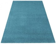 Niebieski dywan do sypialni F1-L18