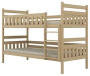 Łóżko piętrowe BARTEK 160x80 sosna lakierowana drewniane KOCOT KIDS