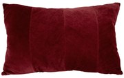 Ciemnoczerwona poduszka dekoracyjna PT LIVING Ribbed, 60x40 cm