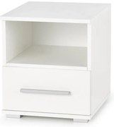 Nocna szafka lines biała sn1 G9-T57