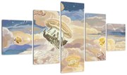Obraz - Niebiańskie Meduzy (125x70 cm)