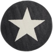 Dywan Bambino Gwiazdka Szara 100x100 Koło