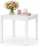 Kwadratowy Stół Biały Kuchenny 80X80 Cm W1-B05