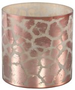 Różowy szklany świecznik DESIREE GIRAFFE